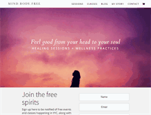 Tablet Screenshot of mindbodyfree.com